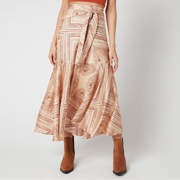 Free People Hampton Wrap Skirt - Picture 2 of 6